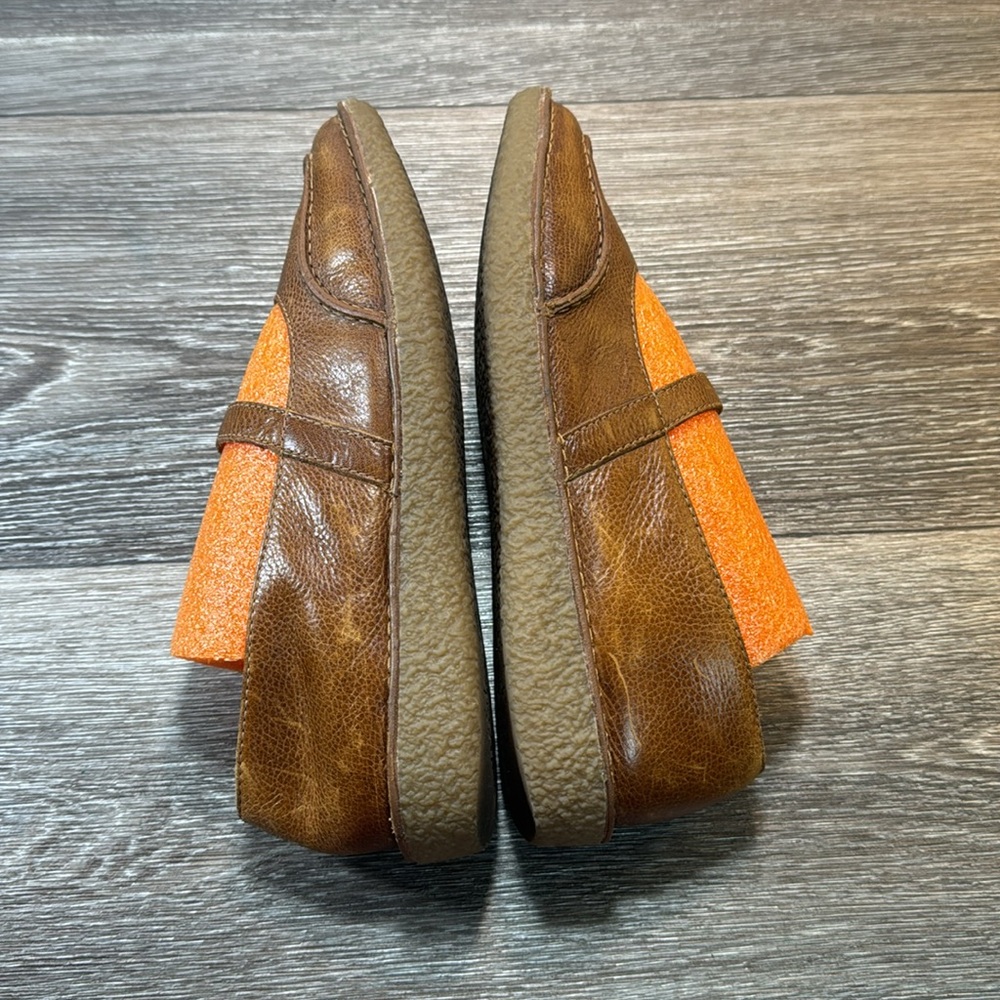 Rockport brown leather flats woman’s size 7.5 (d127) - Picture 5 of 7